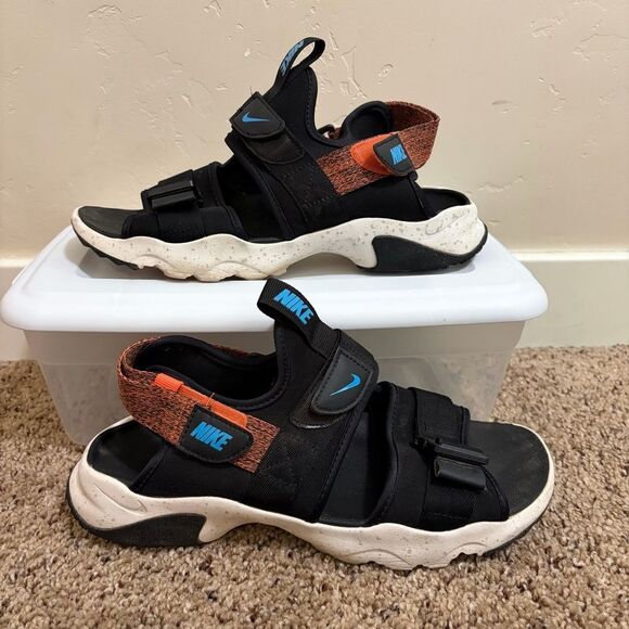 Nike Canyon Sandal Black Turf Orange, Men’s Size 10 main image 7